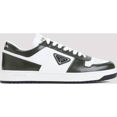 Prada Läder Sneakers Militärstil - Svart