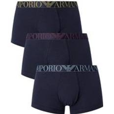 Emporio Armani XXL Men's Underwear Emporio Armani Pack Cotton Trunks Marine