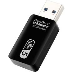 Tlily Usb Wifi Adapter 5ghz Wifi Usb Adapter Ac1300mbps Wifi Adapter Dual Band Usb 3.0 Ethernet 2.4g 5g W