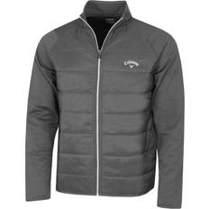 Callaway Outerwear Callaway Men's Wind Resistant Full Zip Padded Puffer Jacket - Brown