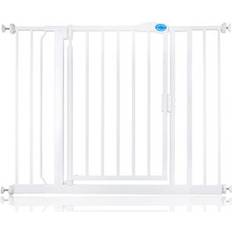 Bettacare Bettacare Auto Close Stair Gate, 103.8Cm 110.8Cm, White, Pressure Fit Safety Gate, Baby Gate One Size