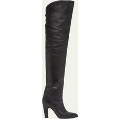 Chloé Bottes Chloé Eve Leather Over-The-Knee Boots BLACK 10.5B 40.5EU