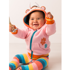 Bonnie Highland Cow Hoodie Pink 0-6 Months