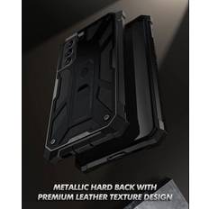 Poetic spartan for galaxy s22 plus case kickstand rugged shockproof matte black