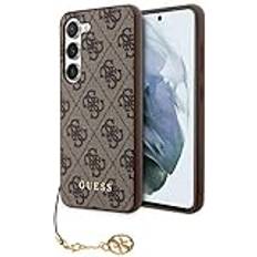 Guess Handyhüllen Guess Coque Hybride Samsung Galaxy A55 4G Charms Collection Marron