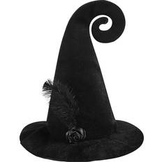 Halloween Headgear Spooktacular Creations Women's Feather Witch Hat