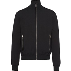 Skinny Tops Prada Reversible Made of Wool & Re Nylon Jacket - Black