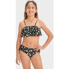 L Bikinis Children's Clothing Art Class Girls' 'Daisy Dreams' Floral Printed Bikini Set art class Black