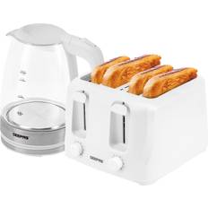 Geepas 4 Slice Toaster & 1.7L Electric Kettle