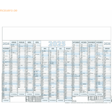 Zettler Plakatkalender 2025, 100x70cm, Plakatkalender