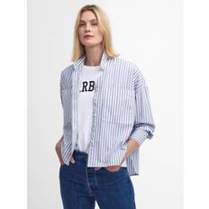 Clothing Barbour Violetta Cotton Stripe Shirt, Chambray