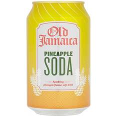 Old Jamaica pineapple soda 24 330ml carbonated fruit & flavours soft drinks 33.1cl