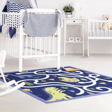 Dinosaurs Rugs Klebefieber Vinyl-Spielteppich Dinosaurier Dinomama sucht ihr Baby