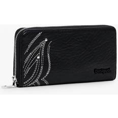 Wallets & Key Holders Desigual Portefeuille Effet Cuir - Noir