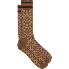 Men - Polyamide Underwear Coach Signature Calf Socks - Khaki