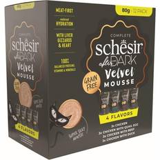 Schesir After Dark Velvet Complete Cat Food Mousse Variety