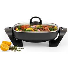 Dishwasher Safe Other Pans KitchenSmith Electric Skillet with lid