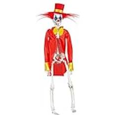 Skeletten uitverkoop Widmann Skelet horror clown 40cm