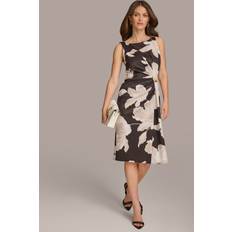 Clothing Donna Karan Floral Sleeveless Sheath Dress