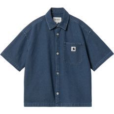 Carhartt WIP W's S/S Lovilia Shirt - Blue Heavy Stone Wash