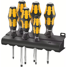 Wera 932/6 05018282001 Kraftform Chiseldriver + Rack 6pcs Skruvmejsel