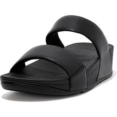 Fitflop Slides Fitflop Ledersandalen Frau Lulu Noir