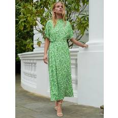 Ro&Zo Ditsy Print Midi Dress, Green/Multi
