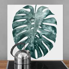 Ustensiles de cuisine Klebefieber Fond De Hotte Emerald Monstera Deliciosa Garde-boue