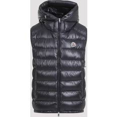 Moncler Herre Tøj Moncler Navy Barant Down Vest 779 NAVY BLUE