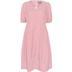 CULTURE Women's puff-sleeve dress Abigail Rouge