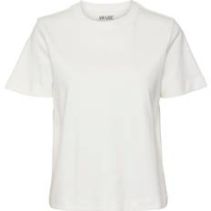 Vero Moda Vita Överdelar Vero Moda Vmnaima T-shirt Snow white