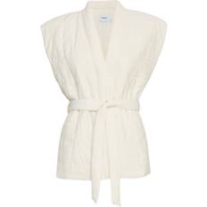 Viscosa Gilet Moss Copenhagen Gilet da donna Edelmira - Blanc