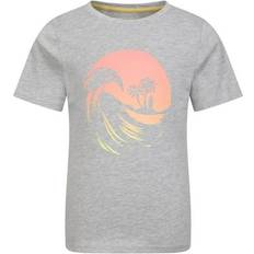 Natural T-shirts Children's Clothing Mountain warehouse Childrens/Kids Beach Organic T-Shirt Grey years/6 years