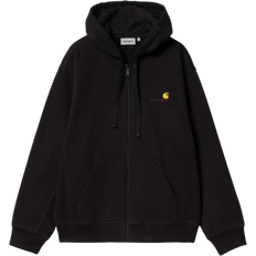 Hombre Suéteres Carhartt WIP Hooded American Script Jacket - Black