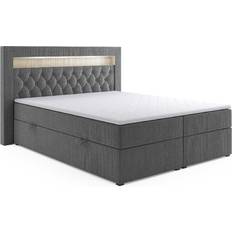 140 cm - Integrierte Aufbewahrung Boxspringbetten Furniture point DENVER Boxspringbett