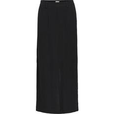 Object Sanne Long Pencil Skirt - Black