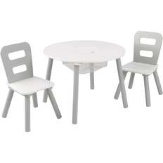 Round Storage Table & 2 Chair Set