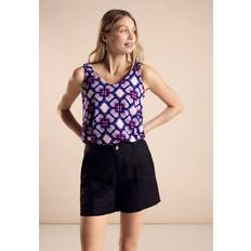 Paars Kleding Street One Top Met Print - Paars