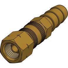 IGT Gas quick connector 1/4" gevind slangestuds Ø10mm