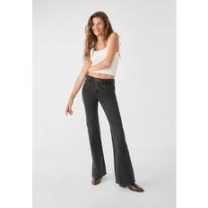 Adult - Grey Jeans Stradivarius Flared Comfort Jeans - Black