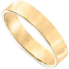 Macy's Men Jewelry Macy's Frederick Goldman Flat Profile Comfort Fit Wedding Band in 14k Gold Yellow Gold