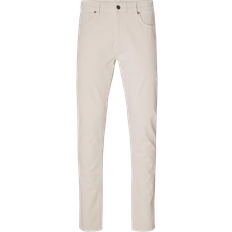 Selected slim leon Selected 175 Cream Slim Fit Jeans - Ecru