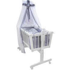 VitaliSpa Baby Crib with Rollers 21.3x39.4"