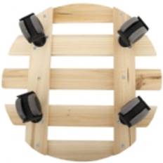 Jar Cart Round Made Of Wood 30 cm
