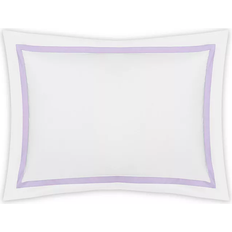 Matouk Lowell Boudoir Pillow Case White, Purple (40.6x30.5cm)