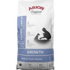 Arion Comida para perros - Perro Mascotas Arion Original Growth Chicken Medium Dry Food for Puppies 12kg