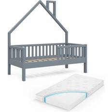 Schiuma Letti VitaliSpa Letto Montessori Bambini 70 x 140 cm Con 2 Cassetti