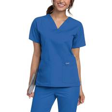 Landau 8219 Essentials Relaxed Fit 4-Pocket V-Neck Scrub Top