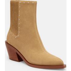 Coach Slip-On Ankle Boots Coach Prestyn Bootie With Rivets Peanut