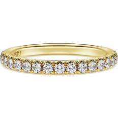 Swarovski Diamond Jewellery Swarovski Eternity band ring, Laboratory grown diamonds 0.4 ct tw, 18K yellow gold White